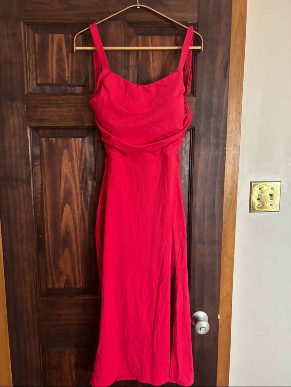 Pink Bodycon Midi Dress by Halara